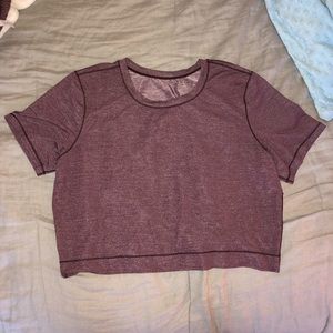 Lululemon Run The Day Crop Top